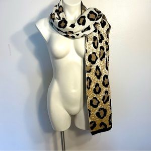 Ann Taylor Sweater Scarf- Cheetah Print